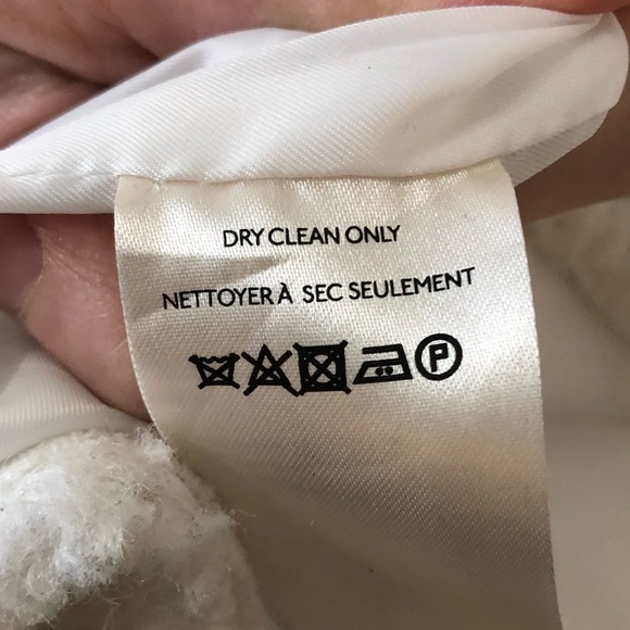 Anthropologie Maeve Cinched Soft & Elegant Faux Fur Coat in Ivory - Size Large - Picture 8 of 9